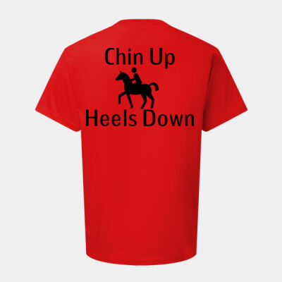 Chin Up Heels Down - Softstyle™ youth ringspun t-shirt - Softstyle™ youth ringspun t-shirt Thumbnail