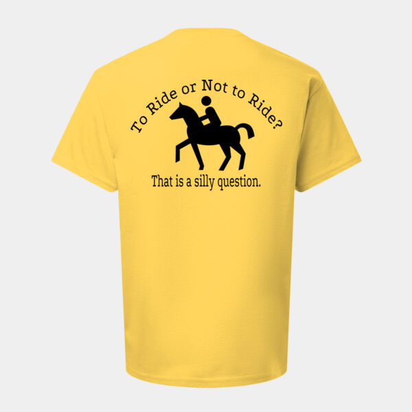 To Ride or Not - Softstyle™ youth ringspun t-shirt - Softstyle™ youth ringspun t-shirt Thumbnail