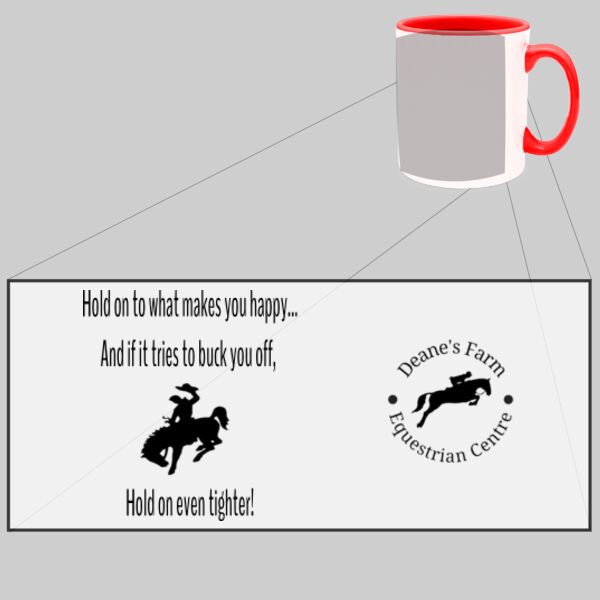 Hold on - Two Tone Mug Thumbnail