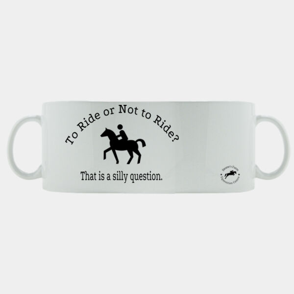 To Ride or Not - Mug - Ceramic 11oz Thumbnail