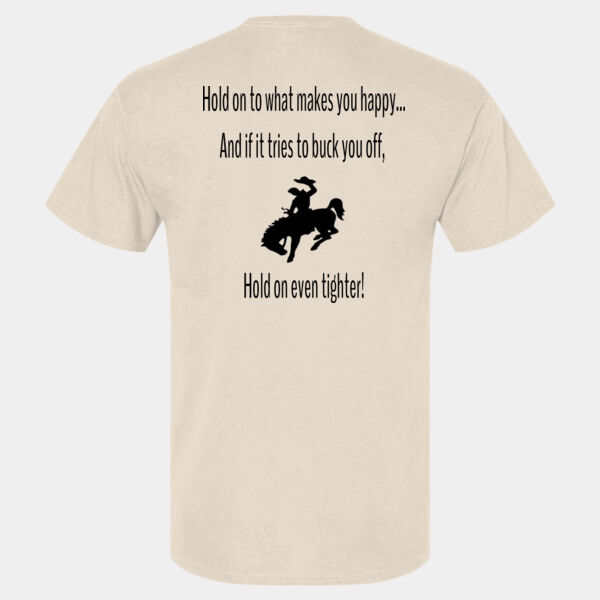 Hold on - Softstyle™ adult ringspun t-shirt Thumbnail