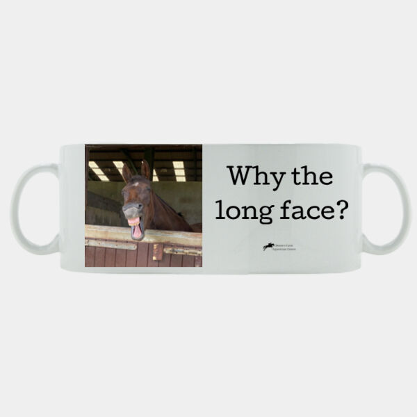 Why the long face? - Mug - Ceramic 11oz Thumbnail
