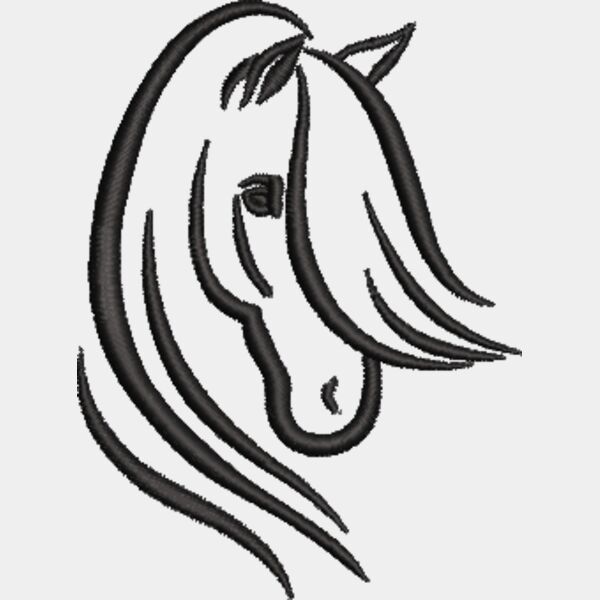 Horse Head Black Thumbnail