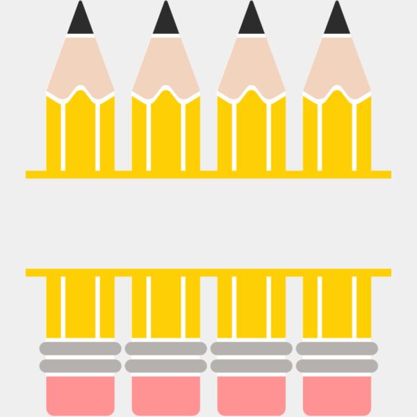 Pencil Monogram split Thumbnail