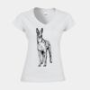 Softstyle™ women's v-neck t-shirt Thumbnail