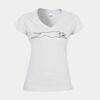 Softstyle™ women's v-neck t-shirt Thumbnail