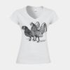 Softstyle™ women's v-neck t-shirt Thumbnail