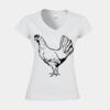 Softstyle™ women's v-neck t-shirt Thumbnail