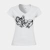 Softstyle™ women's v-neck t-shirt Thumbnail