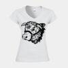 Softstyle™ women's v-neck t-shirt Thumbnail