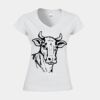 Softstyle™ women's v-neck t-shirt Thumbnail