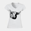 Softstyle™ women's v-neck t-shirt Thumbnail