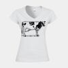 Softstyle™ women's v-neck t-shirt Thumbnail