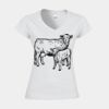 Softstyle™ women's v-neck t-shirt Thumbnail