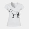 Softstyle™ women's v-neck t-shirt Thumbnail