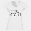 Softstyle™ women's v-neck t-shirt Thumbnail