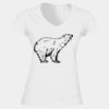 Softstyle™ women's v-neck t-shirt Thumbnail