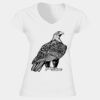 Softstyle™ women's v-neck t-shirt Thumbnail