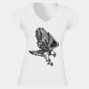 Softstyle™ women's v-neck t-shirt Thumbnail