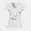 Softstyle™ women's v-neck t-shirt Thumbnail