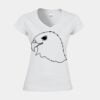 Softstyle™ women's v-neck t-shirt Thumbnail