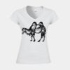 Softstyle™ women's v-neck t-shirt Thumbnail