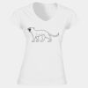 Softstyle™ women's v-neck t-shirt Thumbnail