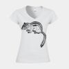 Softstyle™ women's v-neck t-shirt Thumbnail