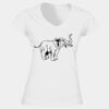 Softstyle™ women's v-neck t-shirt Thumbnail