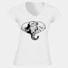 Softstyle™ women's v-neck t-shirt Thumbnail