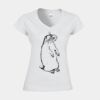 Softstyle™ women's v-neck t-shirt Thumbnail