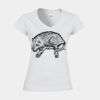 Softstyle™ women's v-neck t-shirt Thumbnail