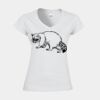 Softstyle™ women's v-neck t-shirt Thumbnail