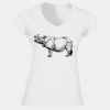 Softstyle™ women's v-neck t-shirt Thumbnail