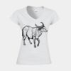 Softstyle™ women's v-neck t-shirt Thumbnail