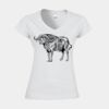 Softstyle™ women's v-neck t-shirt Thumbnail