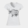 Softstyle™ women's v-neck t-shirt Thumbnail