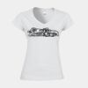 Softstyle™ women's v-neck t-shirt Thumbnail