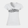 Softstyle™ women's v-neck t-shirt Thumbnail