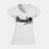 Softstyle™ women's v-neck t-shirt Thumbnail