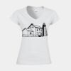 Softstyle™ women's v-neck t-shirt Thumbnail