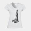 Softstyle™ women's v-neck t-shirt Thumbnail