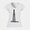 Softstyle™ women's v-neck t-shirt Thumbnail