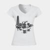 Softstyle™ women's v-neck t-shirt Thumbnail