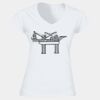 Softstyle™ women's v-neck t-shirt Thumbnail