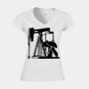 Softstyle™ women's v-neck t-shirt Thumbnail