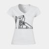 Softstyle™ women's v-neck t-shirt Thumbnail