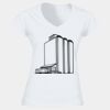 Softstyle™ women's v-neck t-shirt Thumbnail