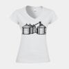 Softstyle™ women's v-neck t-shirt Thumbnail