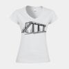 Softstyle™ women's v-neck t-shirt Thumbnail